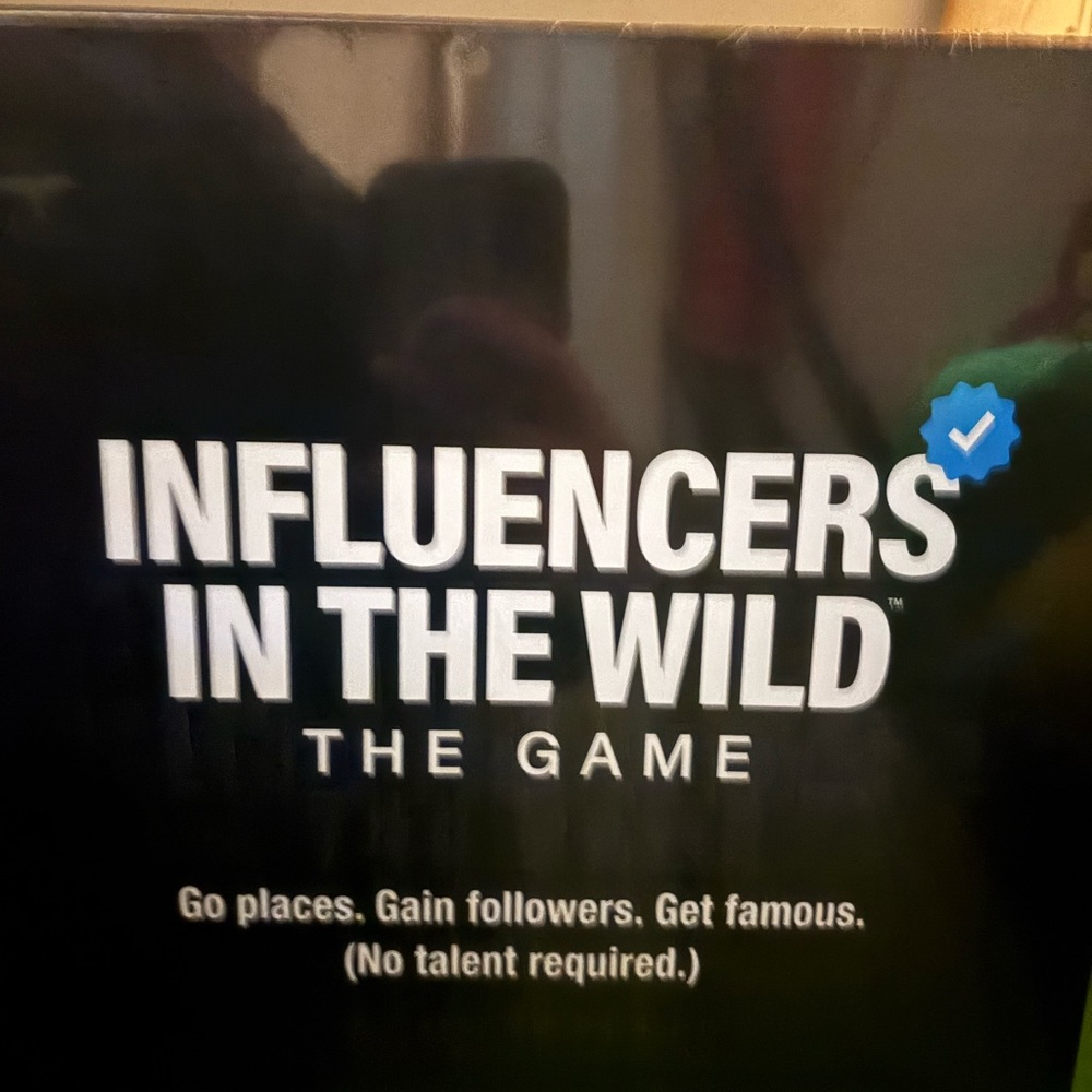 Influencers in the Wild Game - Black Edition